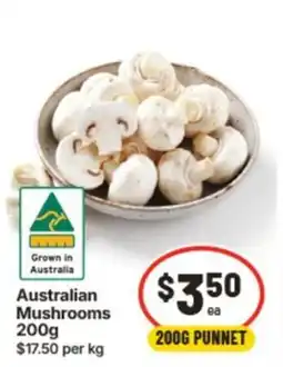 IGA Australian Mushrooms offer