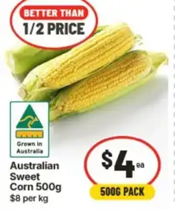 IGA Australian Sweet Corn offer