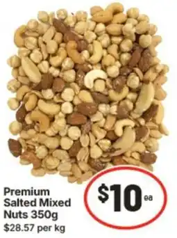 IGA Premium Salted Mixed Nuts offer