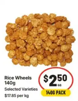 IGA Rice Wheels offer