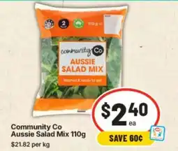 IGA Community Co Aussie Salad Mix offer