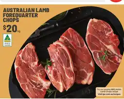 IGA Australian lamb forequarter chops offer