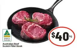IGA Australian Beef Scotch Fillet Steak offer