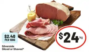IGA Silverside Sliced or Shaved offer