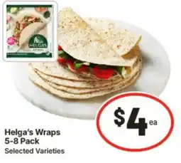 IGA Helga's Wraps offer