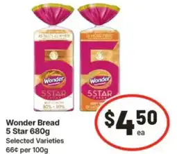 IGA Wonder Bread 5 Star offer