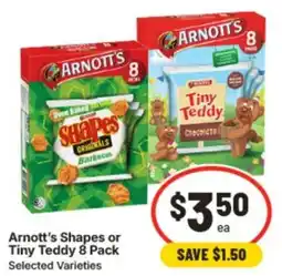 IGA Arnott's Shapes or Tiny Teddy offer