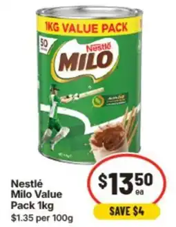 IGA Nestlé Milo Value Pack offer