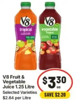 IGA V8 Fruit & Vegetable Juice offer