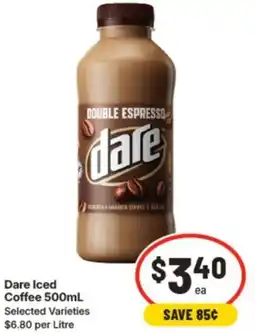 IGA Dare Iced Coffee offer