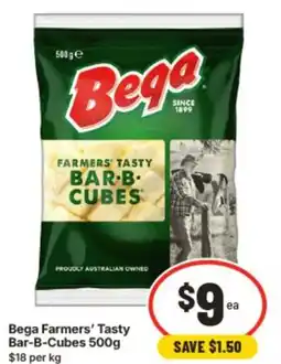 IGA Bega Farmers' Tasty Bar-B-Cubes offer
