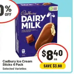IGA Cadbury Ice Cream Sticks offer