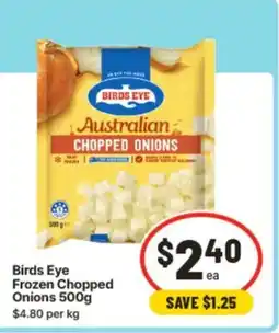 IGA Birds eye frozen chopped onions offer