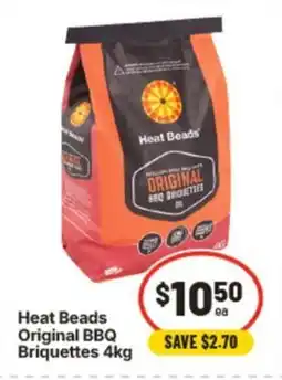 IGA Heat beads original bbq briquettes offer