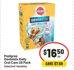 IGA Pedigree dentastix daily oral care offer