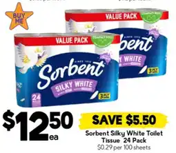 Drakes Sorbent Silky White Toilet Tissue offer