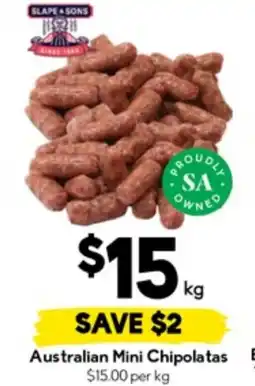 Drakes Australian Mini Chipolatas offer