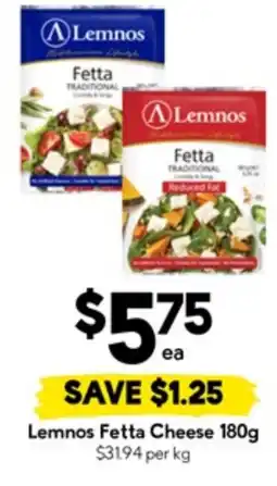 Drakes Lemnos fetta cheese offer