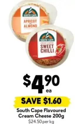 Drakes South cape flavoured cream cheese offer