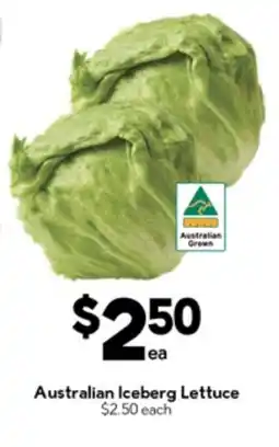 Drakes Australian iceberg lettuce offer