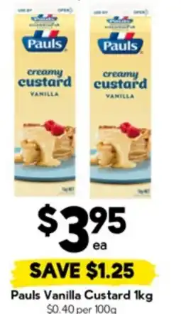Drakes Pauls vanilla custard offer