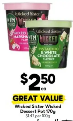 Drakes Wicked sister wicked dessert pot offer
