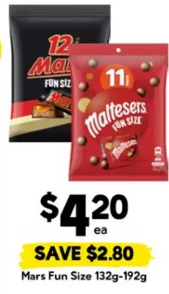 Drakes Mars fun size offer