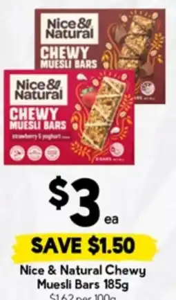 Drakes Nice & Natural Chewy Muesli Bars offer