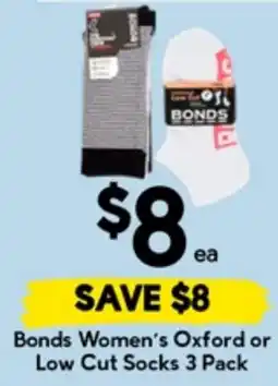Drakes Bonds Women's Oxford or Low Cut Socks offer