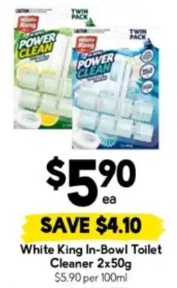 Drakes White King In-Bowl Toilet Cleaner offer