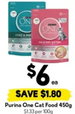 Drakes Purina one cat food offer