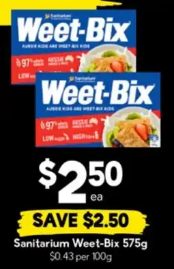Drakes Sanitarium Weet-Bix offer