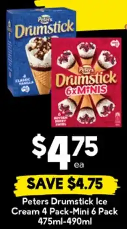 Drakes Peters drumstick ice cream offer