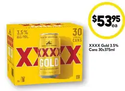 Drakes XXXX Gold 3.5% Cans offer