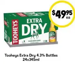 Drakes Tooheys Extra Dry 4.3% Bottles offer