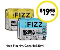 Drakes Hard Fizz 4% Cans offer