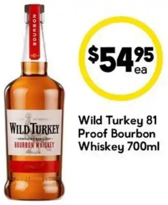 Drakes Wild Turkey 81 Proof Bourbon Whiskey offer