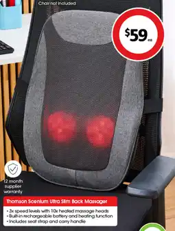 Coles Thomson Scenium Ultra Slim Back Massager offer