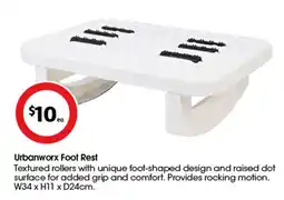 Coles Urbanworx Foot Rest offer