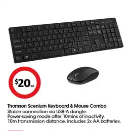 Coles Thomson Scenium Keyboard & Mouse Combo offer