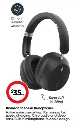 Coles Thomson Scenium Headphones offer