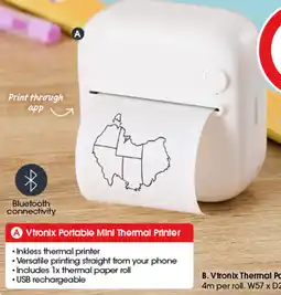 Coles Vtronix Portable Mini Thermal Printer offer