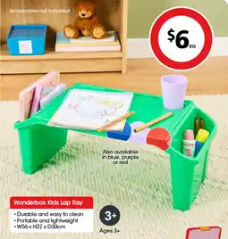 Coles Wonderbox Kids Lap Tray offer