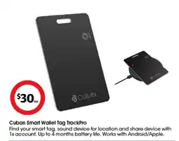 Coles Cuban Smart Wallet Tag TrackPro offer