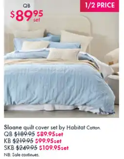 Pillow Talk Sloane quilt cover set offer
