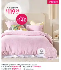 Pillow Talk Petaleen quilt cover set offer