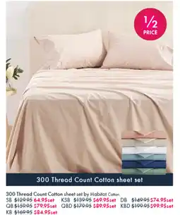 Pillow Talk 300 thread count cotton sheet set offer