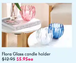 Pillow Talk Flora Glass candle holder offer