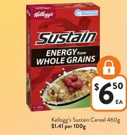 Foodworks Kellogg's sustain cereal offer