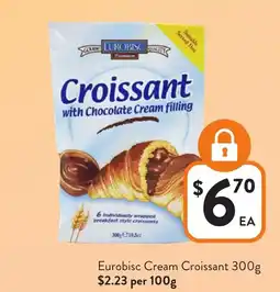 Foodworks Eurobisc cream croissant offer